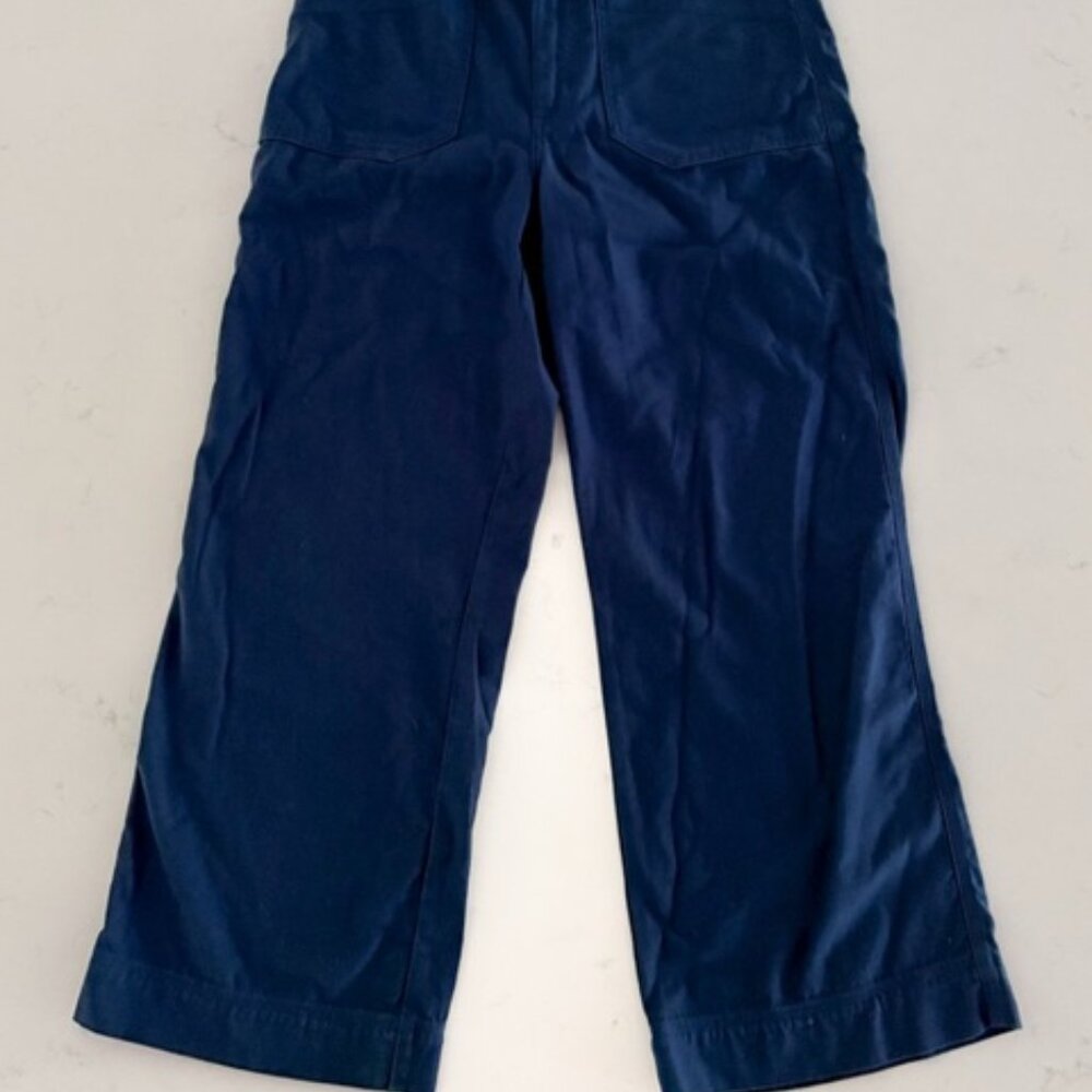 Patagonia Dark Blue Organic  Cotton Wide Leg Utility Pant Women’s
